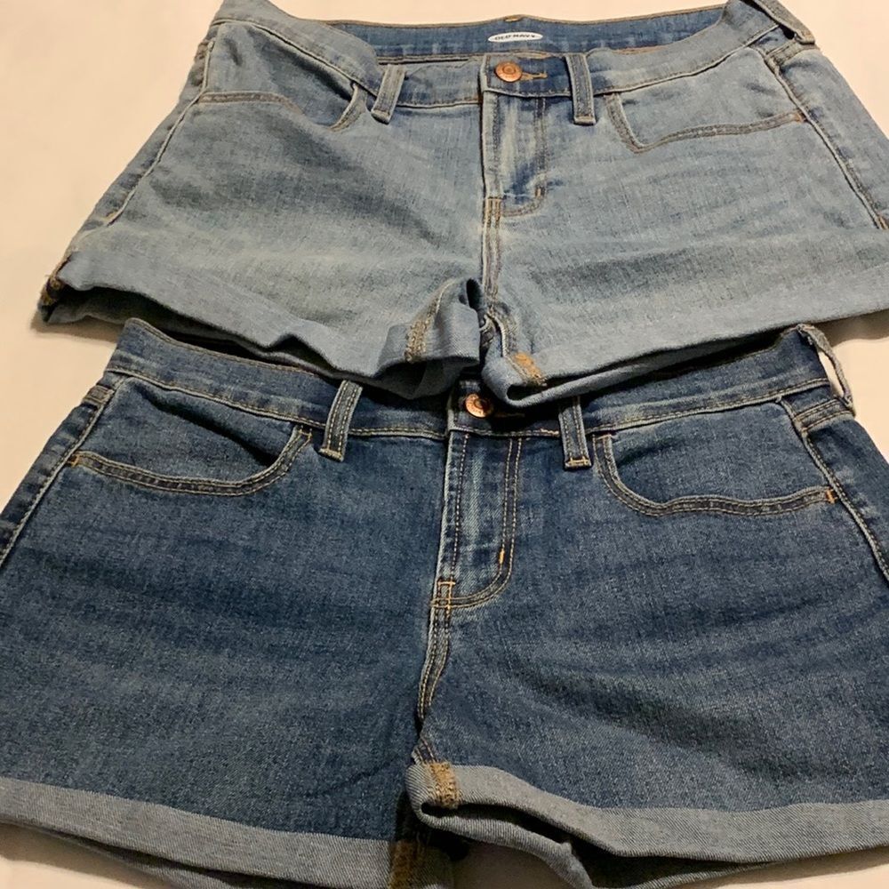 BUNDLE Old Navy Size 2 dark wash AND light wash (TWO pair)